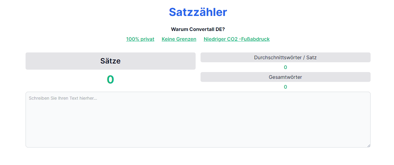 Sentence counter entfesselt: Die Kunst des inspirierten Schreibens