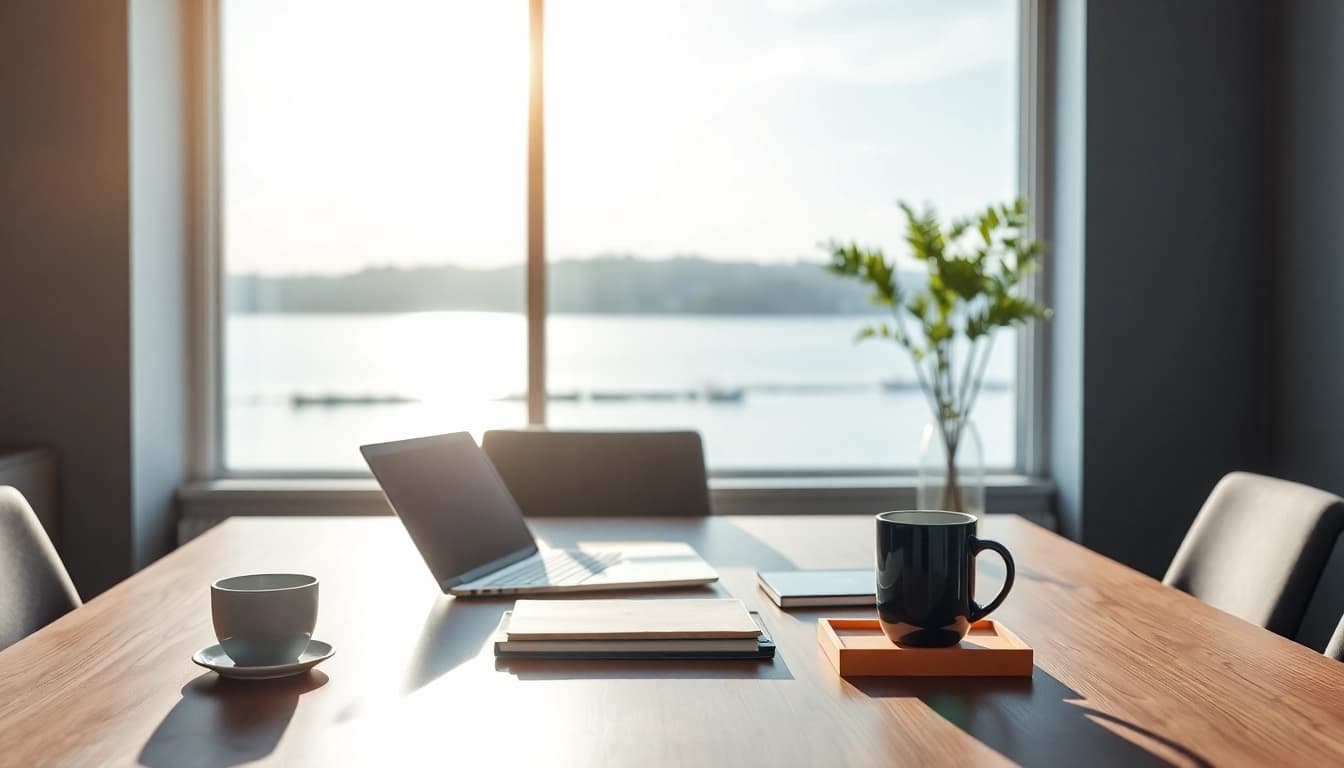 Headhunter Saarbrücken in einem modernen Büro, das Professionalität ausstrahlt.