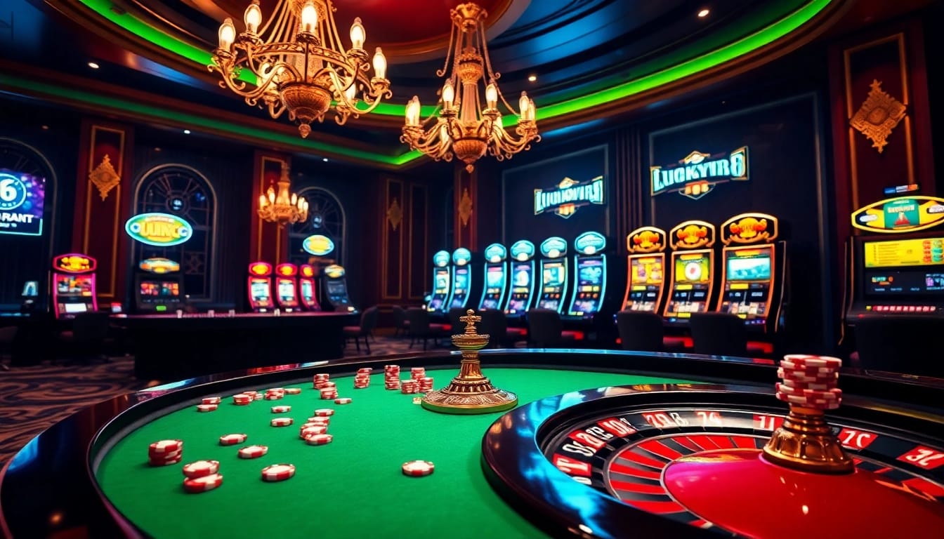 Trải nghiệm cảm giác hứng khởi khi chơi tại LUCK8 và LUCKY8 với các yếu tố sòng bạc sống động và lối chơi đầy thú vị.