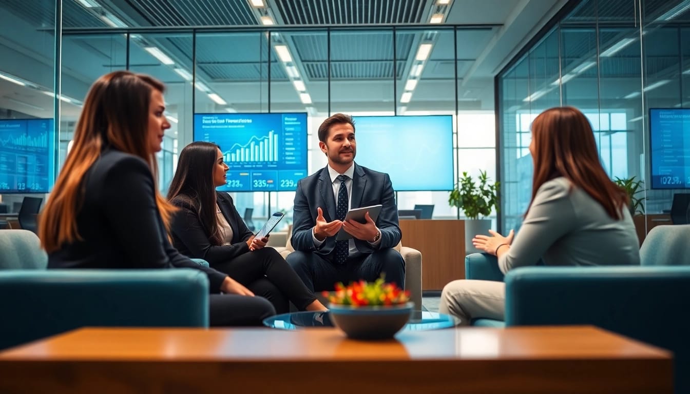 Effektive Personalvermittlung im Gespräch zwischen Recruiter und Kandidat in modernem Büro.