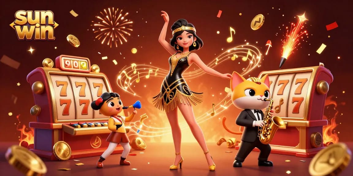 Play exciting games at sun win with vibrant characters and dynamic casino elements.