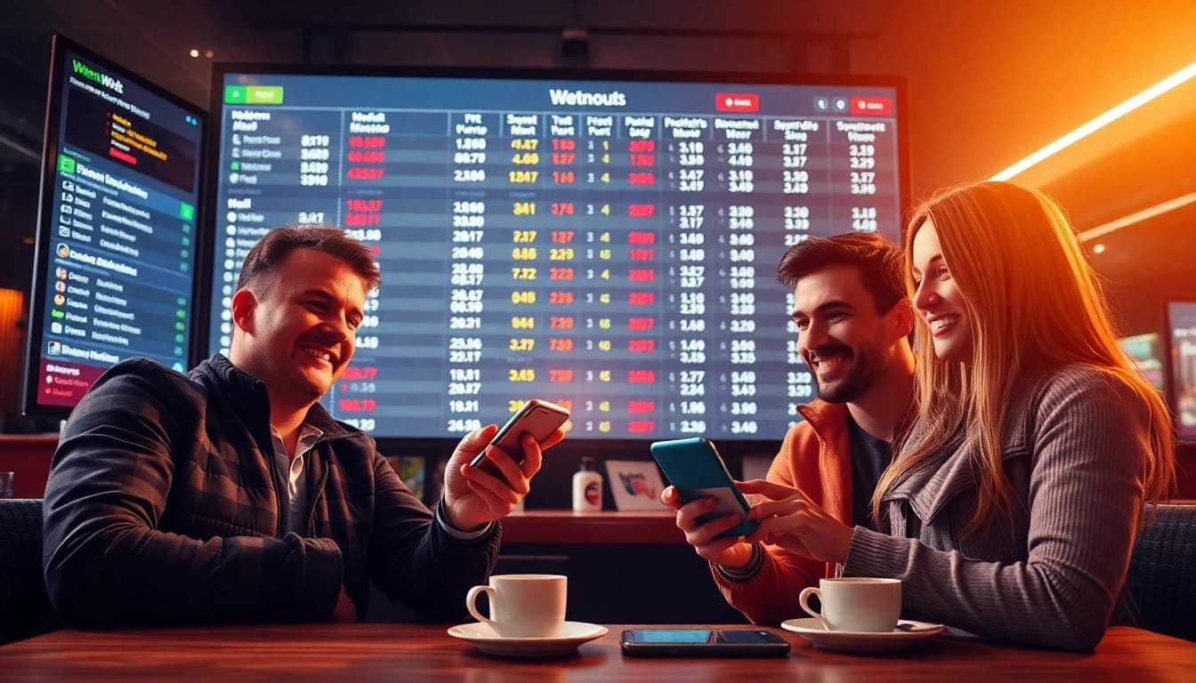 Entdecke die aufregenden Sportwetten Apps im Vergleich, während Nutzer auf ihren Mobilgeräten wetten.