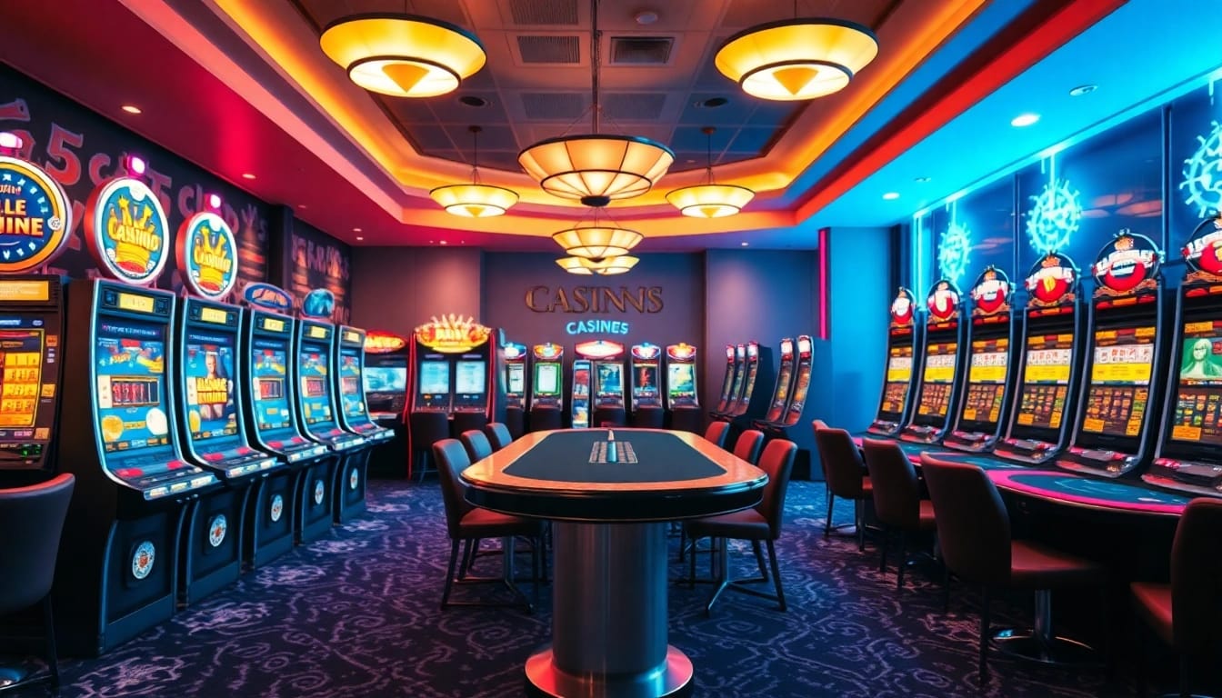 Online Casino Schweiz: Spielen Sie aufregende Spielautomaten und Tischspiele in einem eleganten Ambiente.