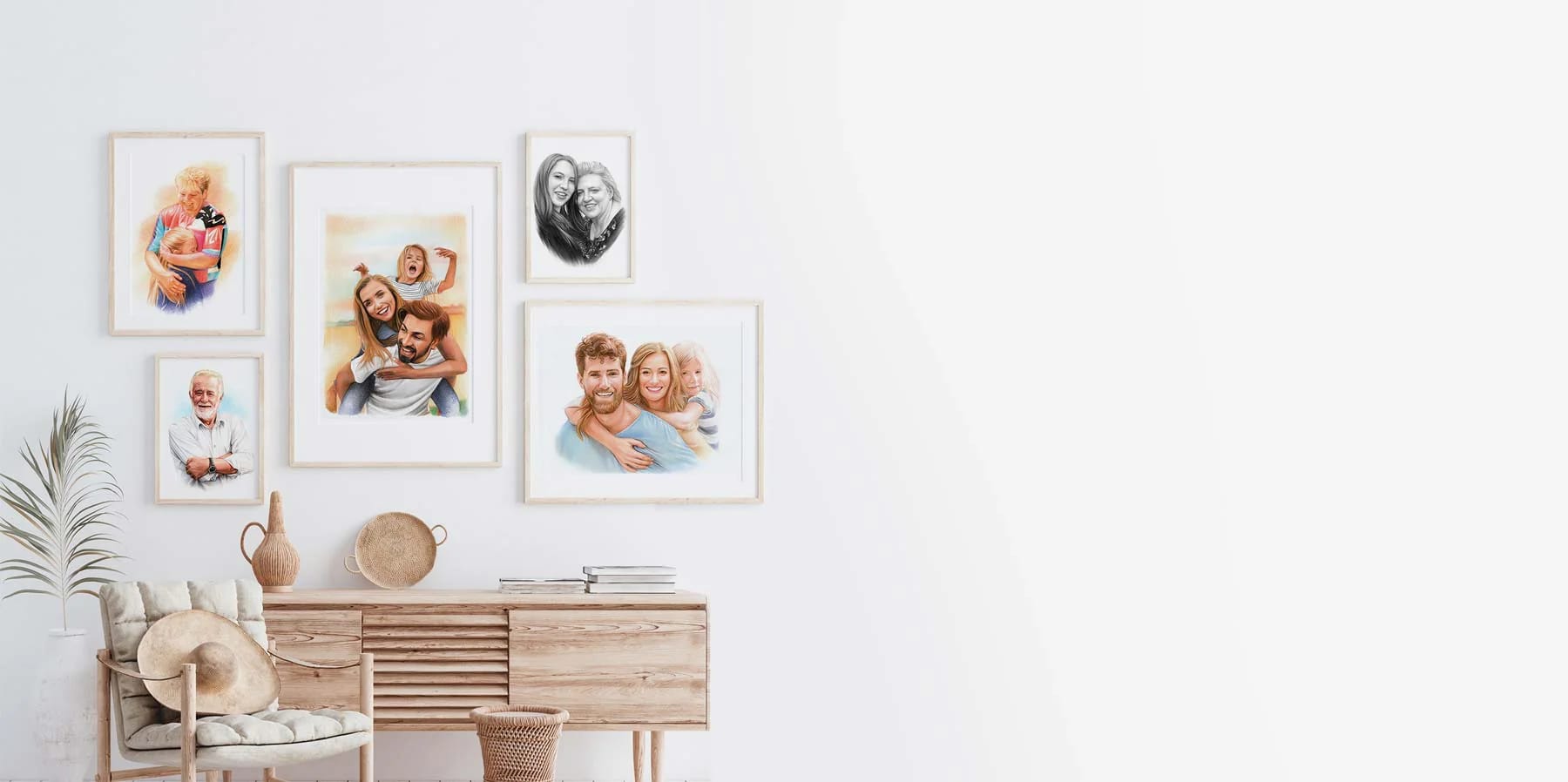 Dein Bild zeichnen lassen für besondere Anlässe – Families Portrait