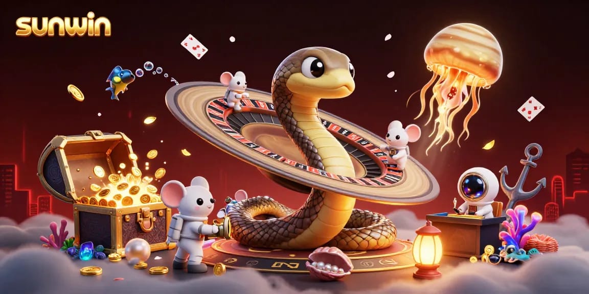 Experience thrilling gameplay at sunwin with a cosmic twist, featuring roulette and vibrant animations.