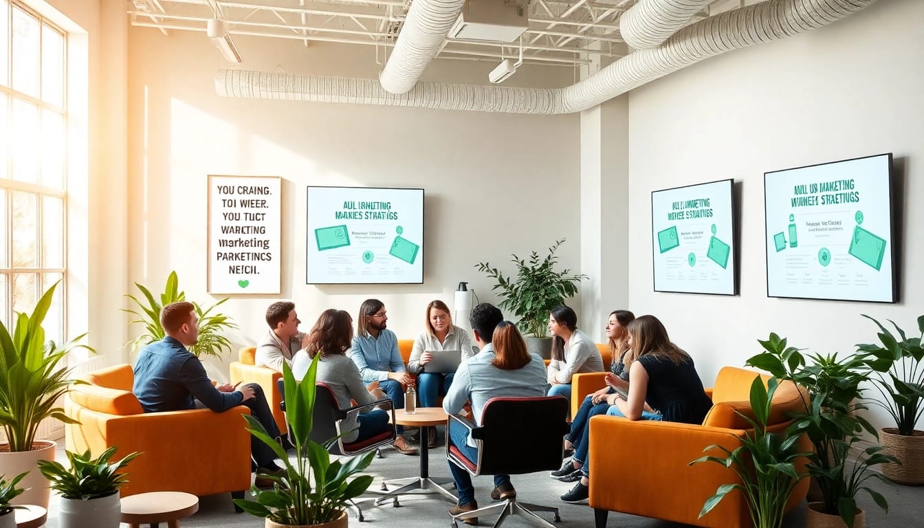 Explore the innovative workspace of a pflegemarketing agentur, showcasing collaboration and creativity.