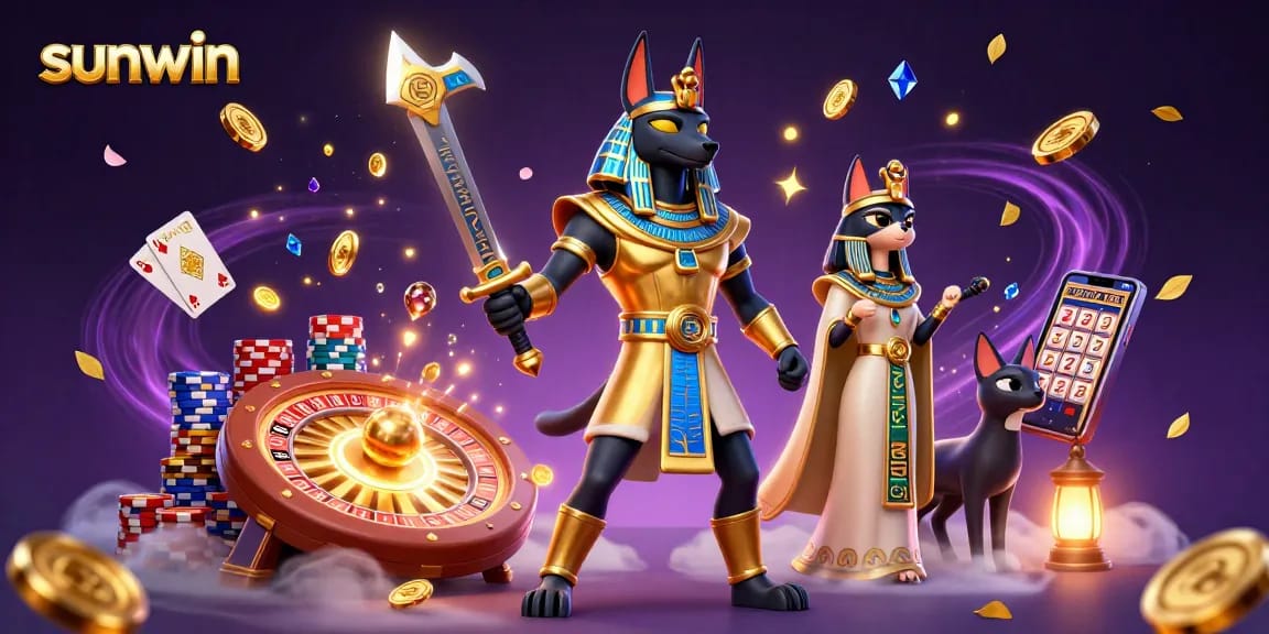 Experience stunning wins with sunwin's engaging 3D gaming adventure filled with fortune and excitement.