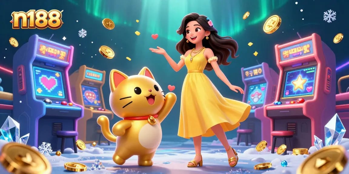 Join the fun with n188's vibrant casino atmosphere featuring cheerful interactions and exciting gaming elements!