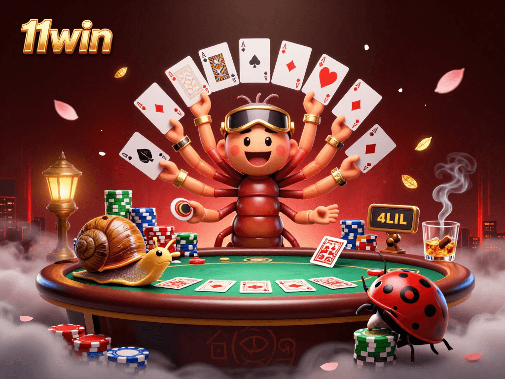 Play and win big at 11win with a vivid and dynamic casino scene full of excitement!