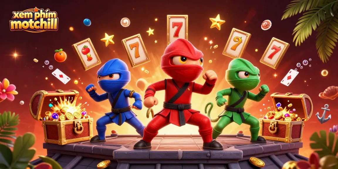 Xem phim motchill with vibrant casino scenes featuring ninja chameleons and exciting gambling elements.