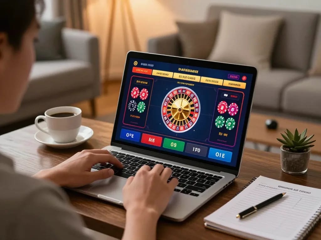 Engaging in online gambling at home with 789betpa for strategic gameplay.