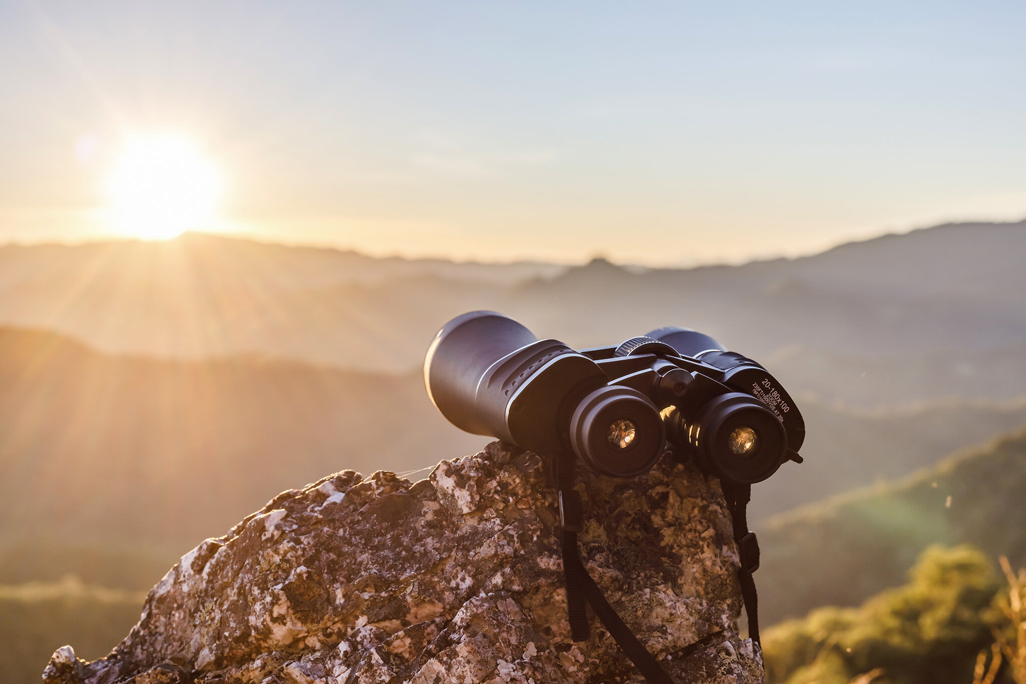 Ein Prismenfernglas in Aktion: Fernab, doch ganz nah dran