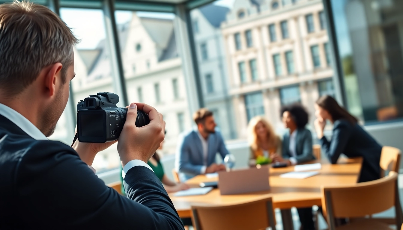 Businessfotograf München bei einer lebhaften Teambesprechung in München.