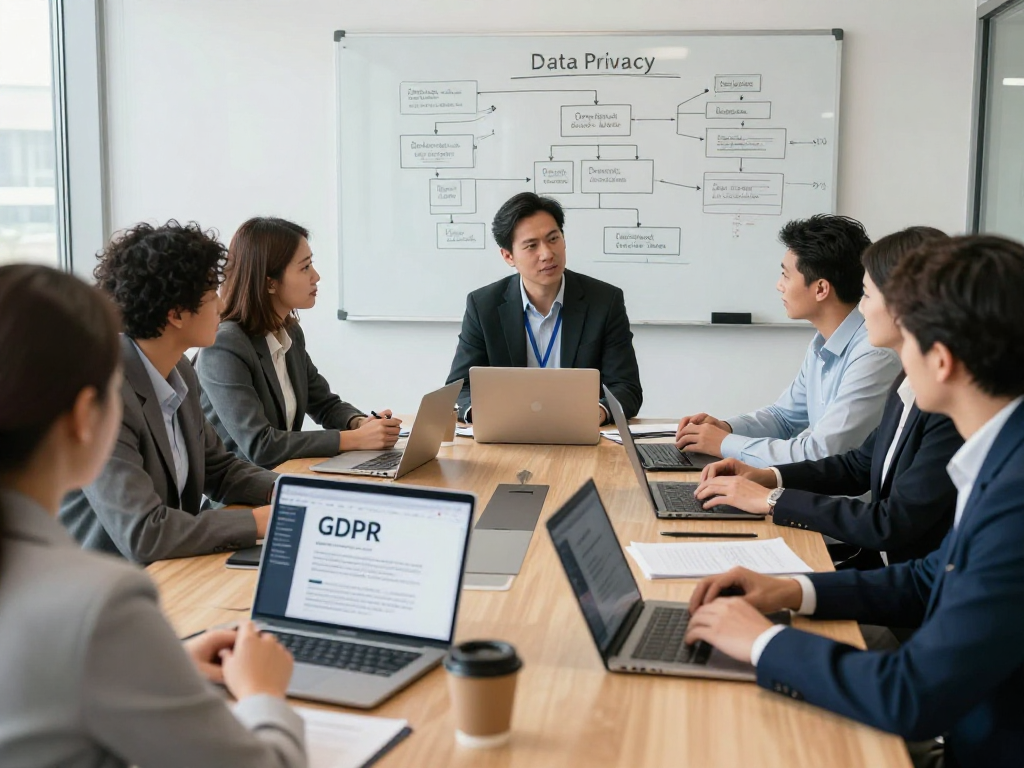 Branchenlösungen – Übersicht: Beraterteam erarbeitet Strategien für Datenschutz und Barrierefreiheit.