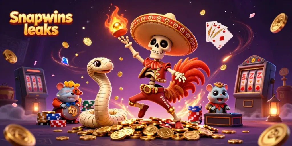 Experience exciting snapwins leaks with a unique victory dance scene featuring vibrant 3D characters.