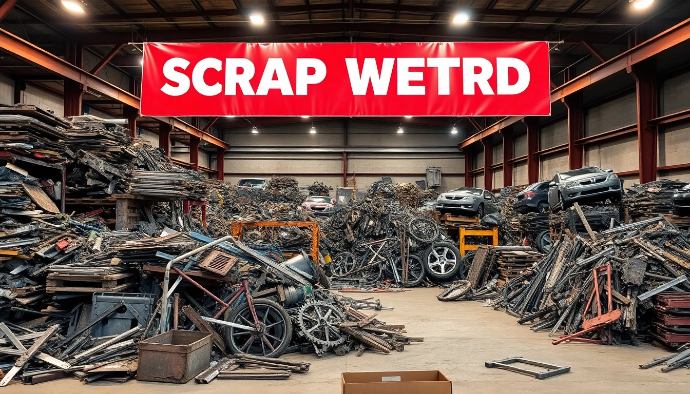 Efficient Schrottabholung Remscheid service with organized scrap metals in a professional yard.