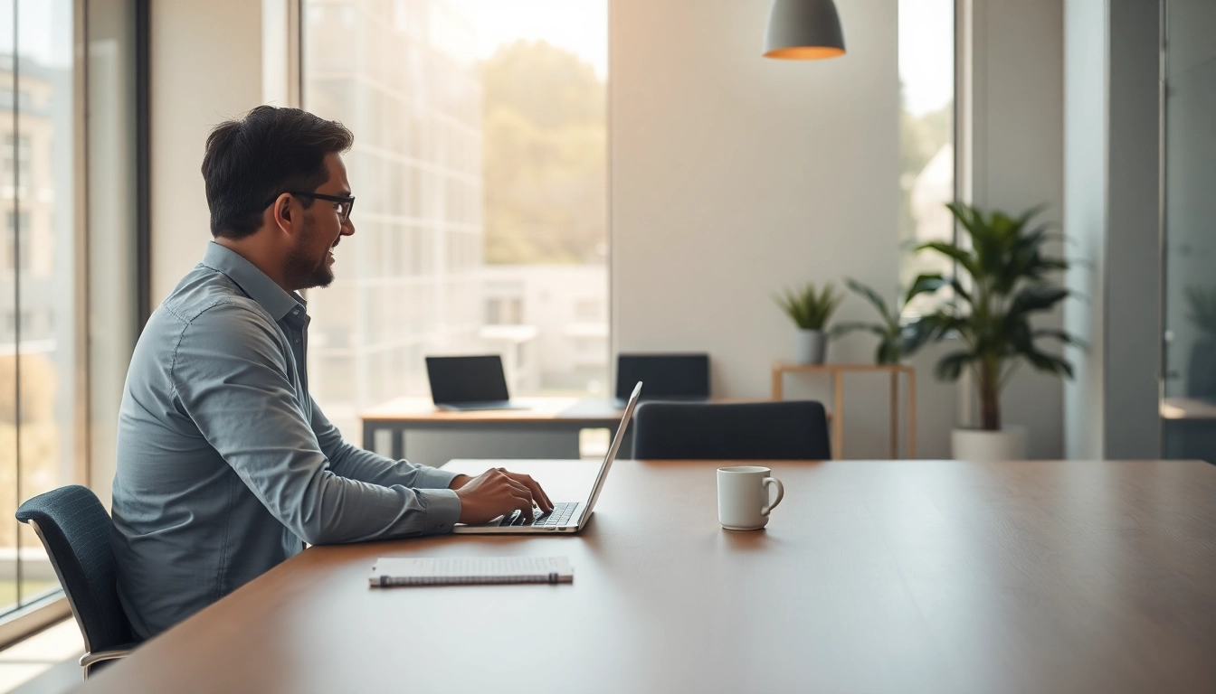 Professioneller Personalvermittler im Gespräch mit Bewerber in modernem Büro - Personalvermittlung