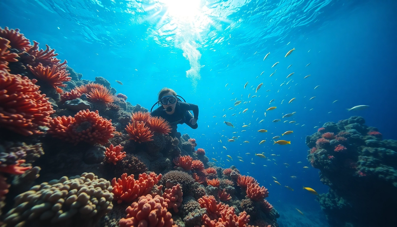 Tauchen in Mexiko: Entdecke eine bunte Unterwasserwelt mit Korallenriffen und Fischen.