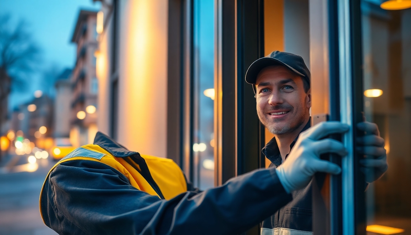 Schlüsseldienst Bretten – Professioneller Techniker öffnet beschädigungsfrei eine Tür.