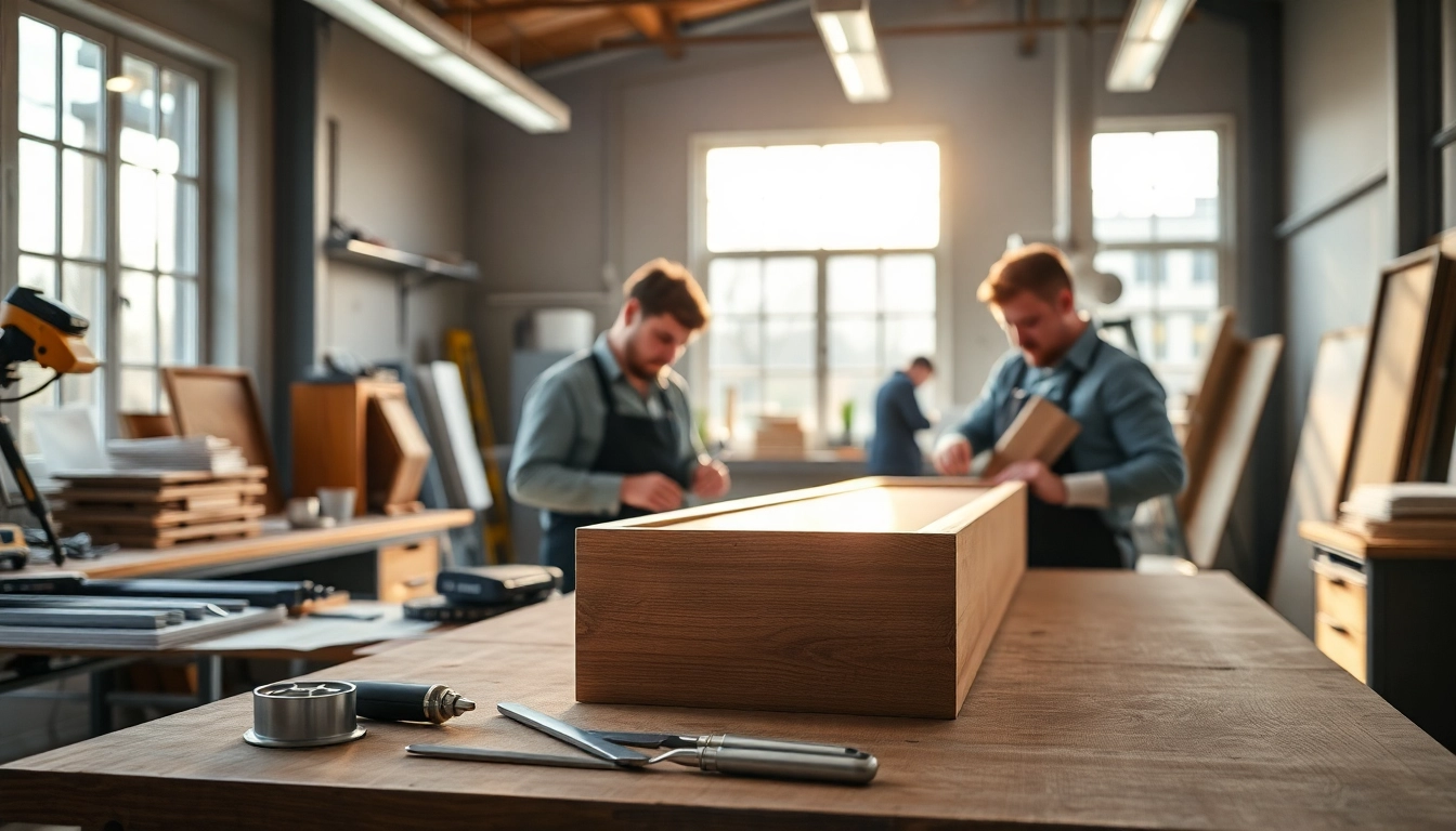 Fachleute richten Alufelgen in einer modernen Werkstatt in München.