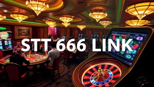Experience the excitement of the ST666 LINK casino with vibrant games and professional atmosphere.