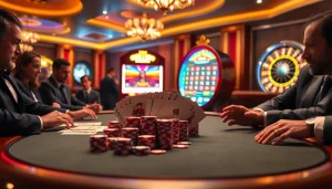 Experience the thrill of sophisticated gaming at https://m88zo.com/ showcasing high-stakes poker action.