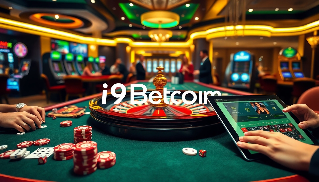 Experience the thrill of high-stakes action at i9betcom with vibrant casino gaming elements and excitement.