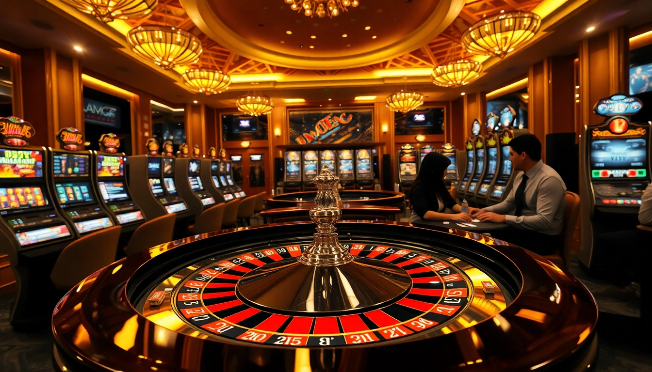 Experience the thrill of online gambling at https://s8net.com/ with vibrant roulette wheels and poker chips.